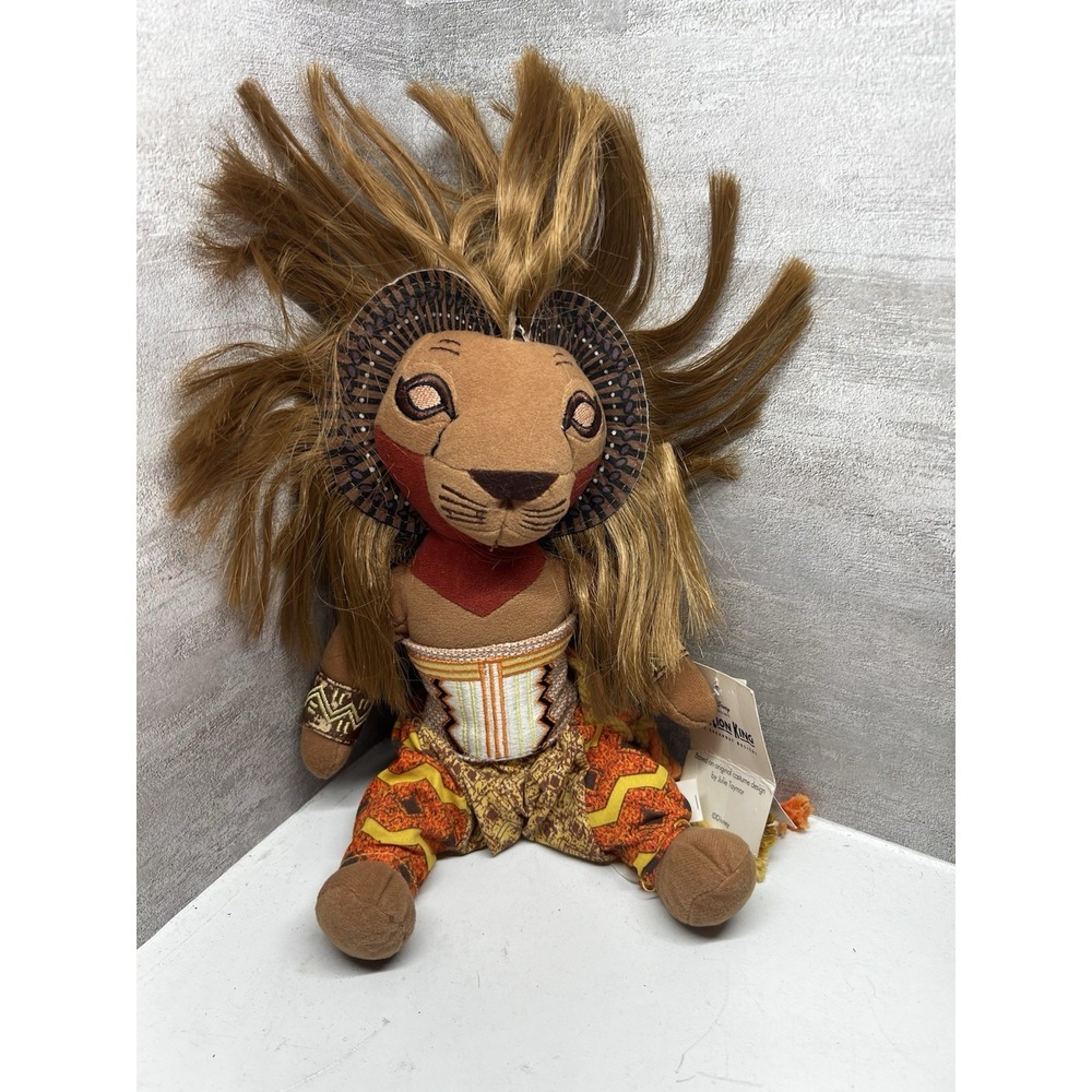 The Lion King Broadway Musical Simba Lion Plush Stuffed Animal Toy Disney